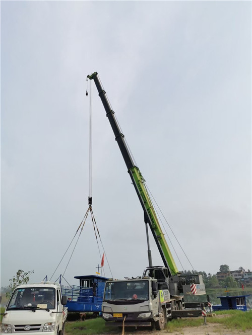 安龙县桥梁建设吊装案例